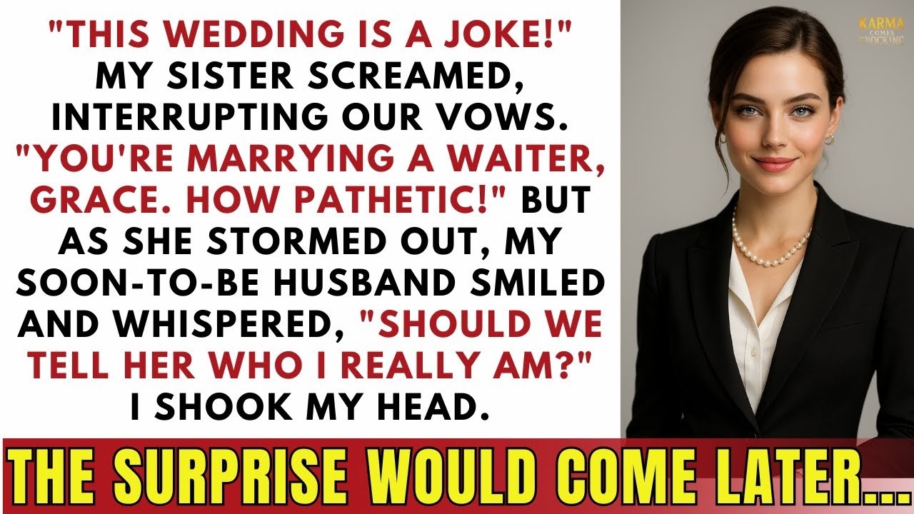 My Sister Ruined My Wedding And Called Me Pathetic. She Didn't Know Who My Husband Really Was...
