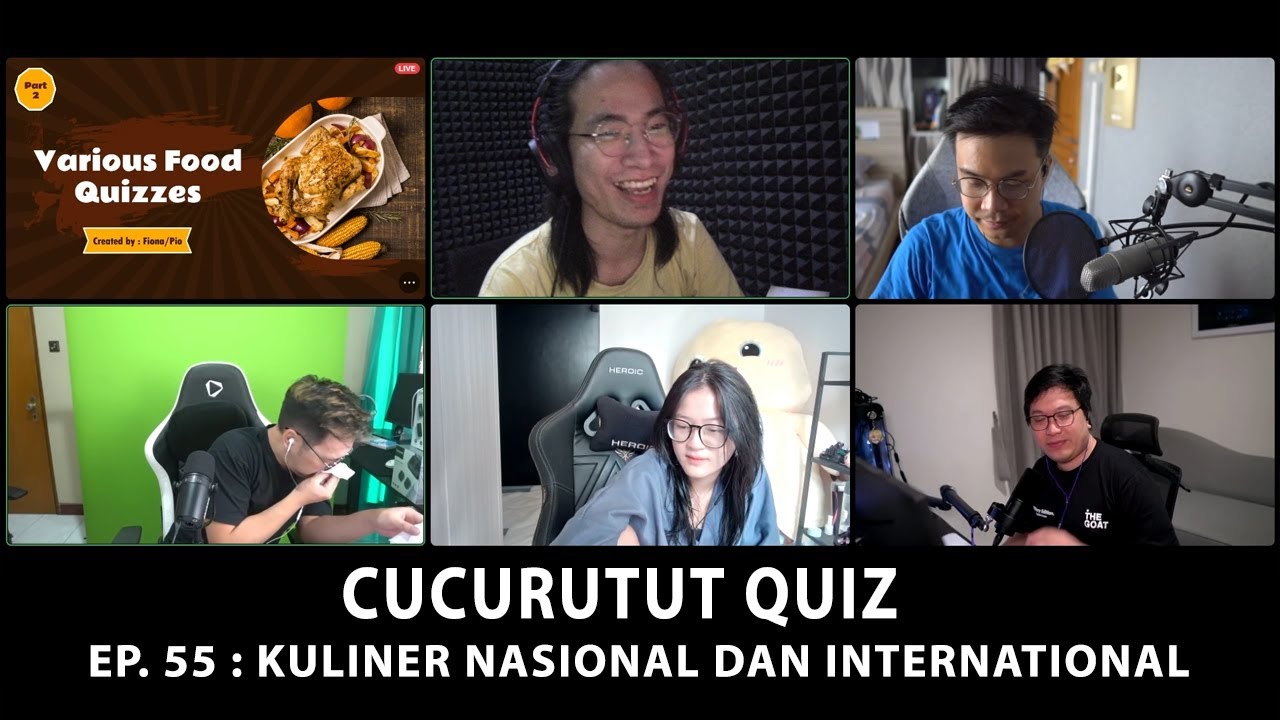 TEBAK KULINER INDONESIA DAN LUAR - Cucurutut Quiz #55