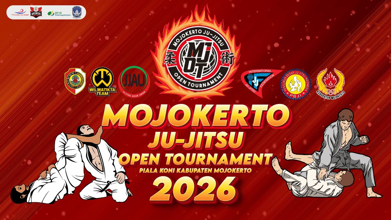 LIVE STREAMING Mojokerto Ju-Jitsu Open Turnament Piala Koni Kabupaten Mojokerto 2026
