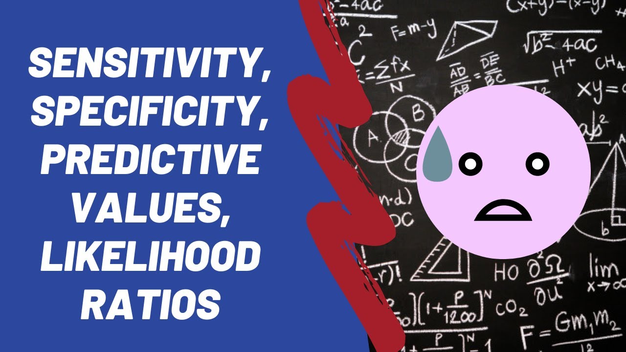 Sensitivity, Specificity, Predictive Values, Likelihood Ratios - WHAT DO??