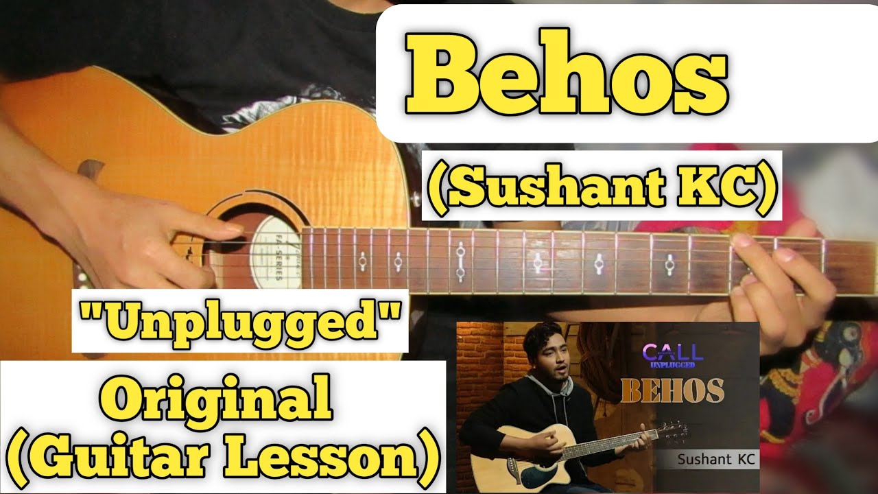 Behos - Sushant KC | Guitar Lesson | Unplugged | Easy Chords |