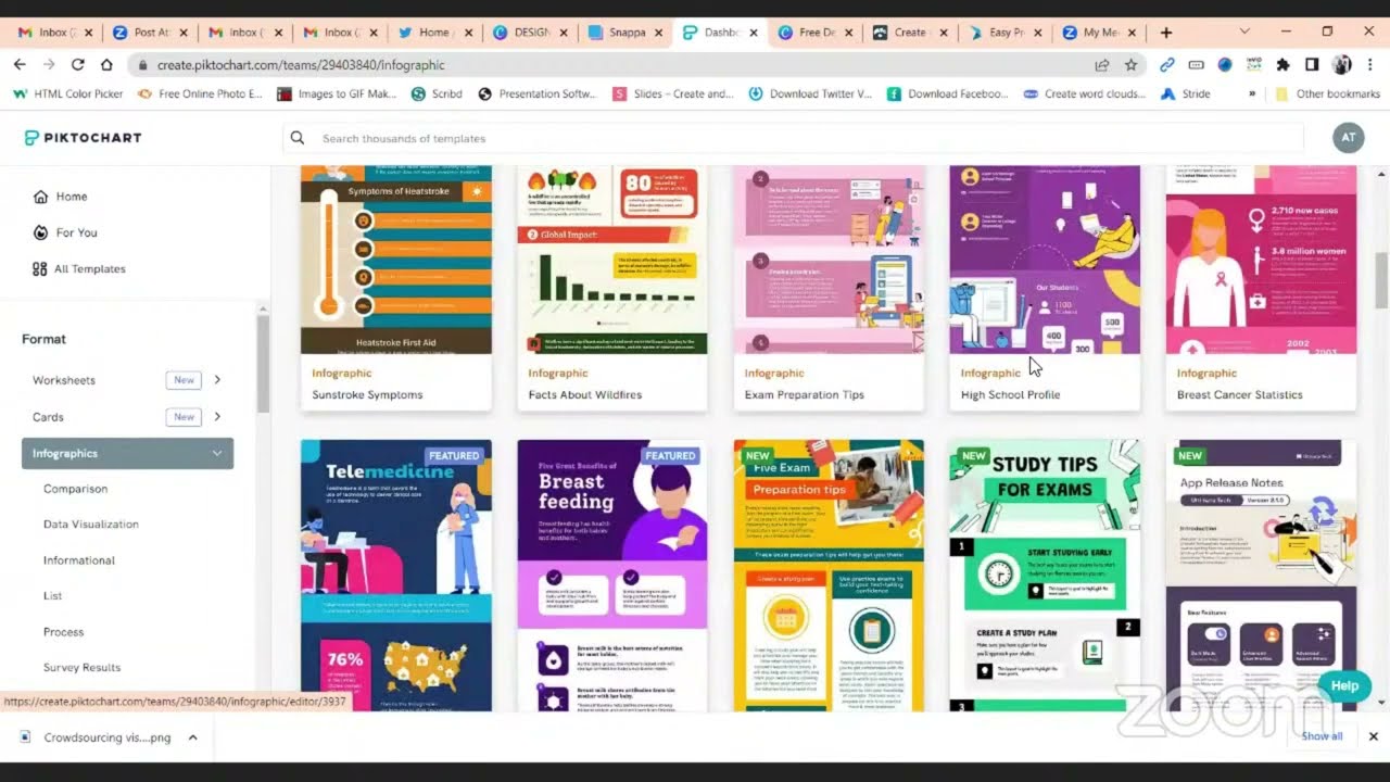 Designing Infographics with Piktochart
