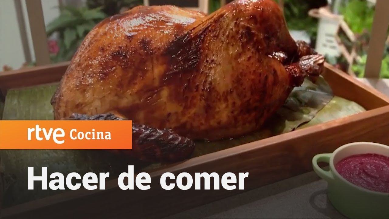 Cómo hacer Pavo asado - Hacer de comer | RTVE Cocina