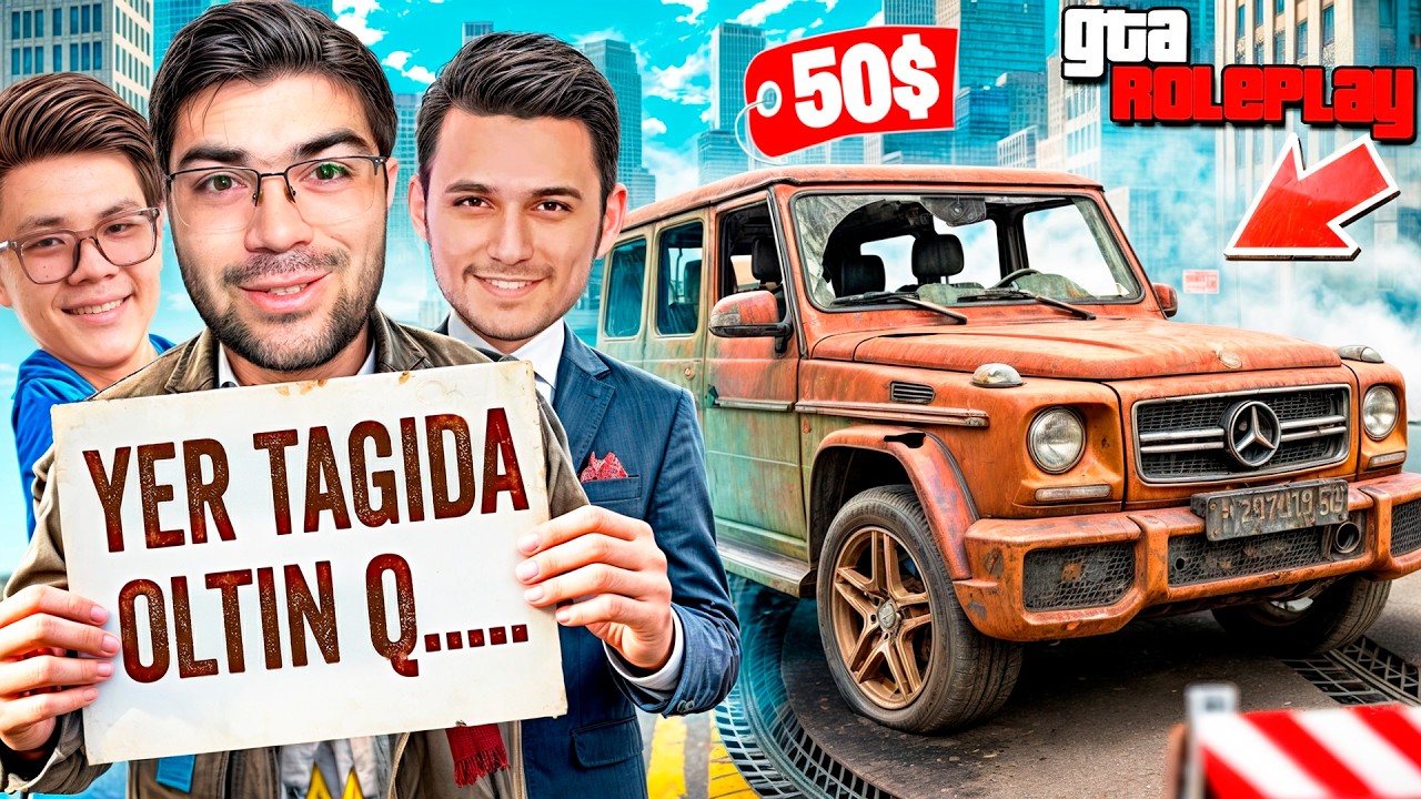 UKAM MENI TUZOQQA TUSHDIRDI… ENG QIYIN CHALLENGE! (GTA 5RP)