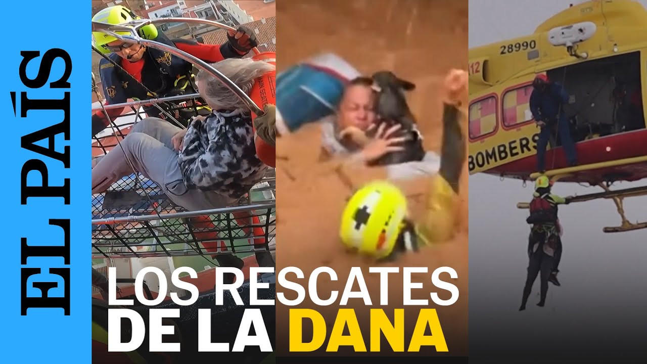 DANA VALENCIA | Los rescates en helicóptero en Alcudia, Manises y Ribera Baja | EL PAÍS