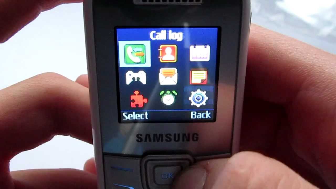 Samsung GT-E1200 unboxing