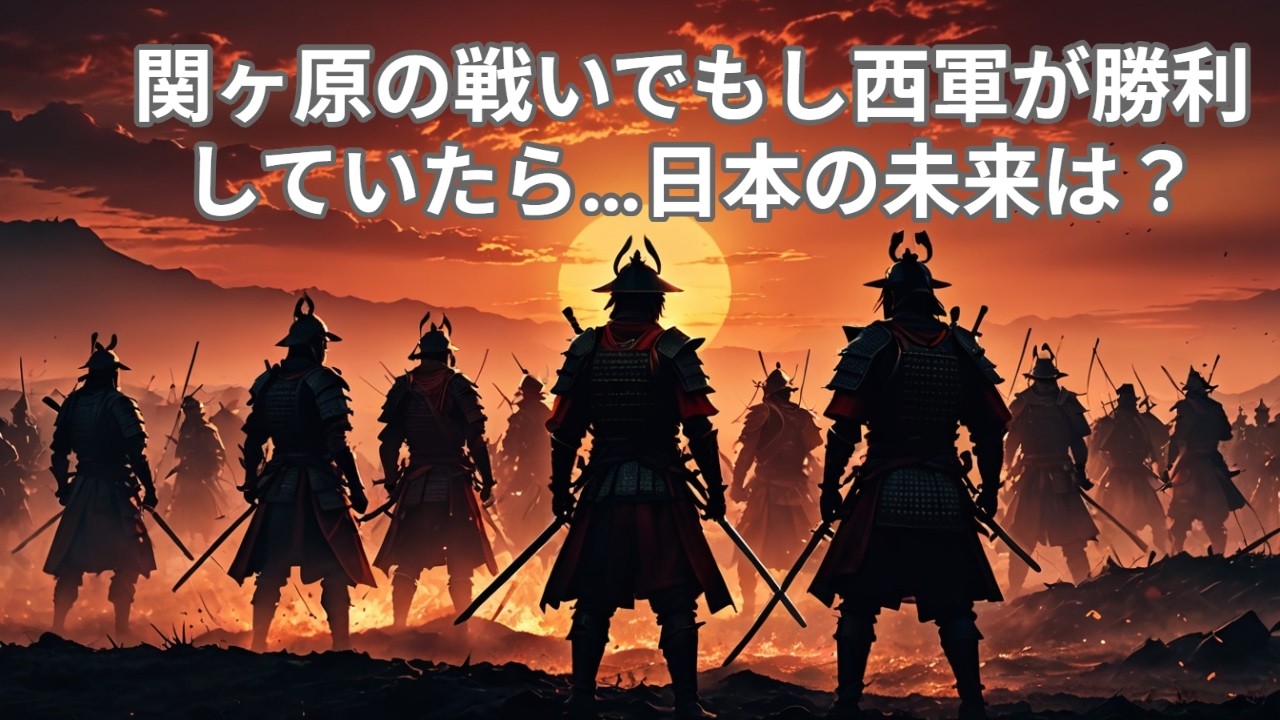 もし関ヶ原で西軍が勝っていたら？