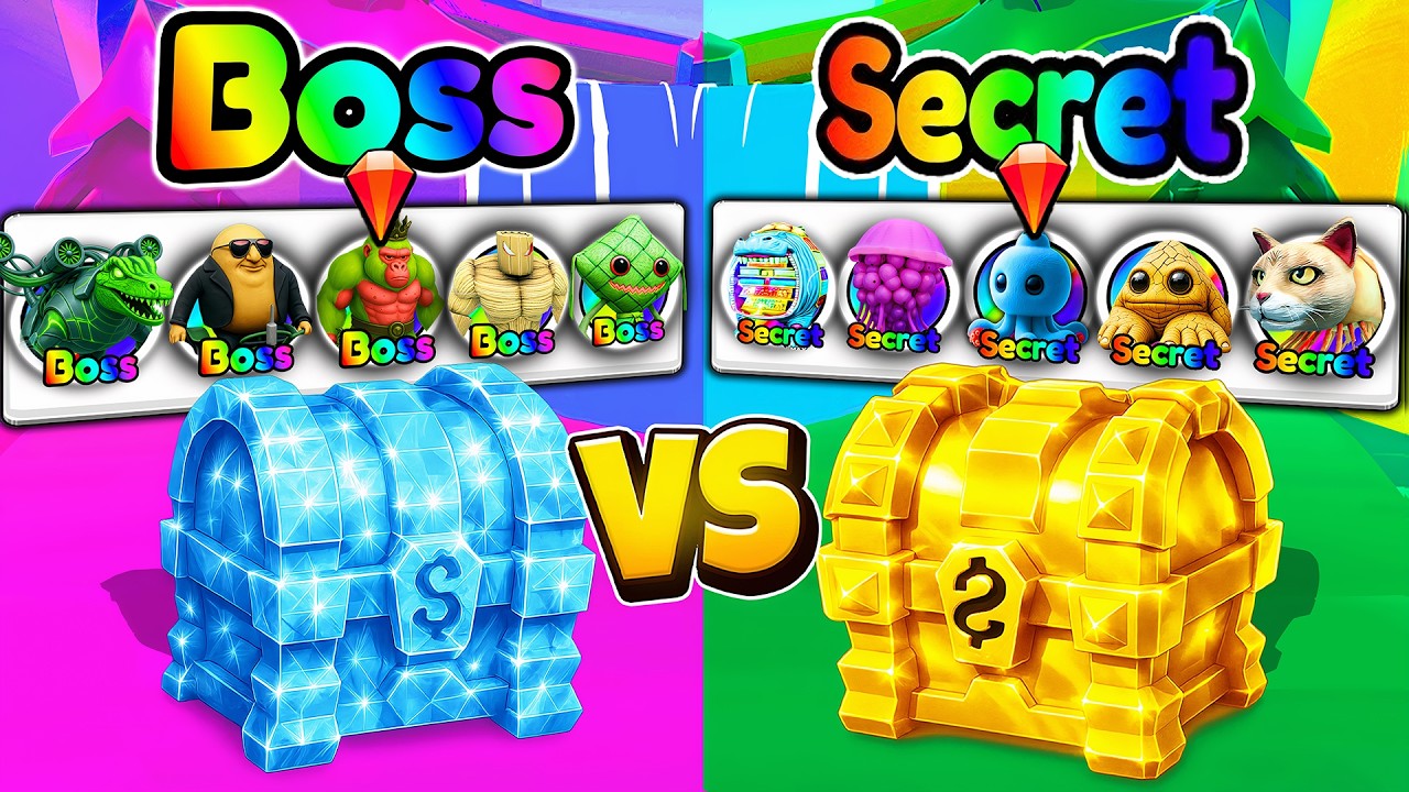 BOSS vs SECRETS in Brainrot Evolution!