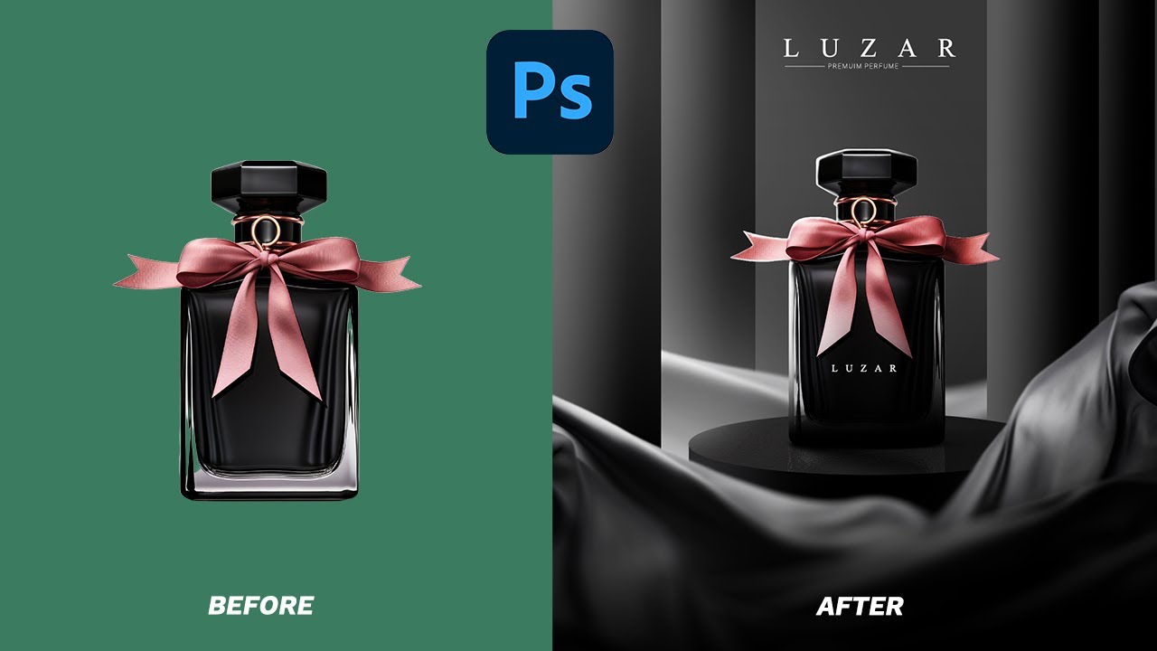 EP 3 | រចនារូបភាពដបទឹកអប់នៅលើ Photoshop