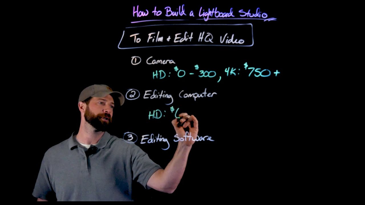 How to Build a Lightboard Studio
