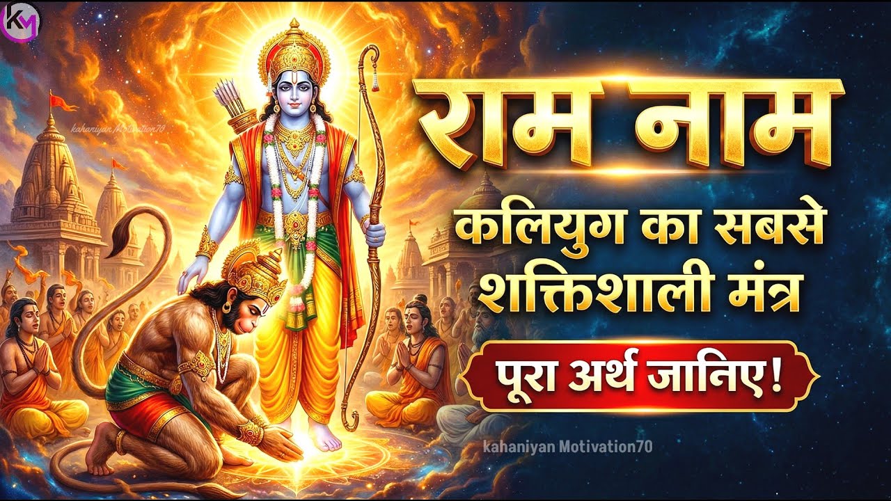 राम नाम: कलियुग का सबसे शक्तिशाली मंत्र – पूरा अर्थ जानिए | Ram Naam Ki Mahima | Ram Nam Jap#ram