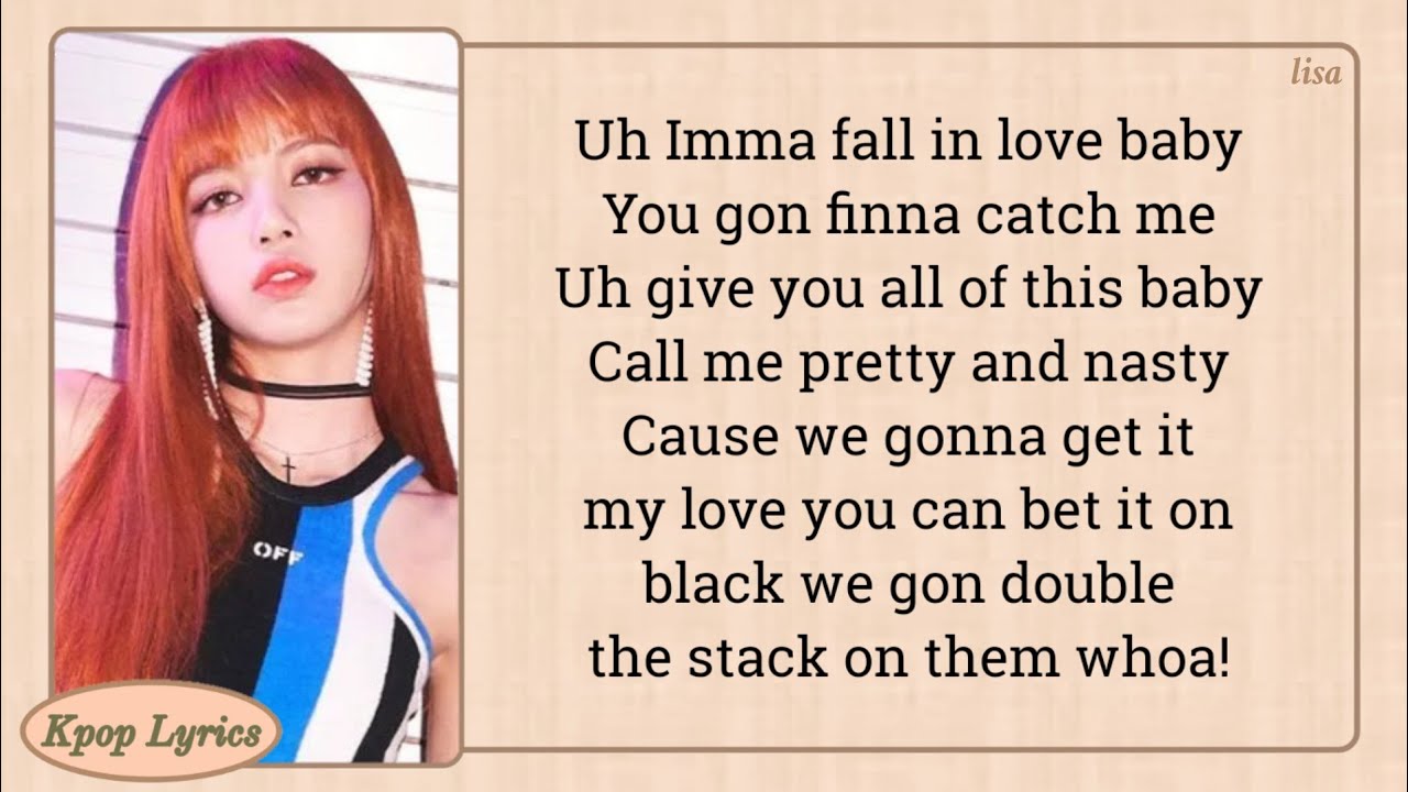 BLACKPINK AS IF IT'S YOUR LAST Easy Lyrics