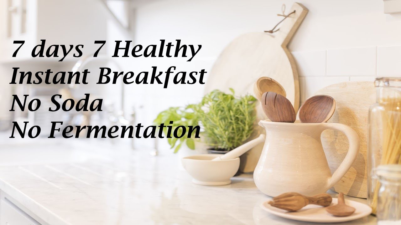 இட்லி மாவு தேவை இல்லை 5 நிமிடத்தில் சத்தான காலை உணவு - 7 days 7 Instant Breakfast recipes in tamil