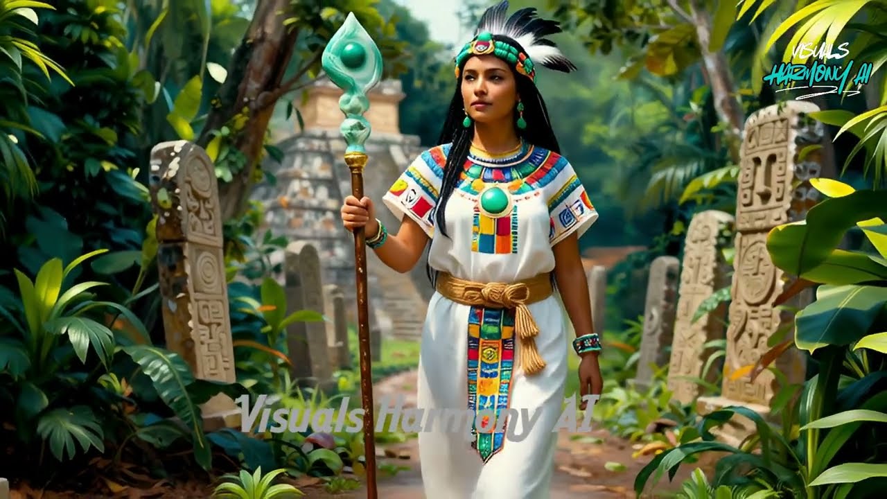 Maya Priestess in the Yucatán Jungle | Relaxing Music Among Ancient Pyramids!