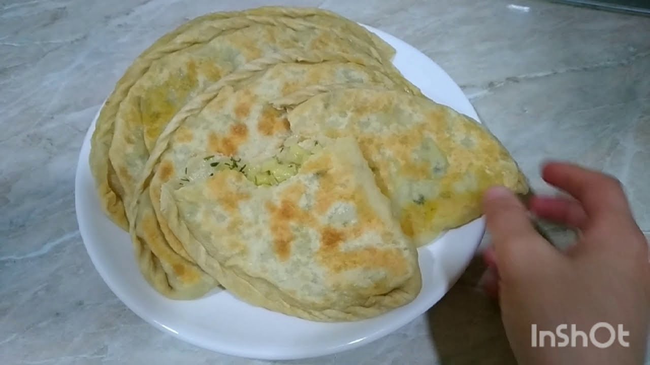 Evdə olan ərzaqlarla doyumcul yemək.Kartoflu kətə resepti.Patatesli gözleme