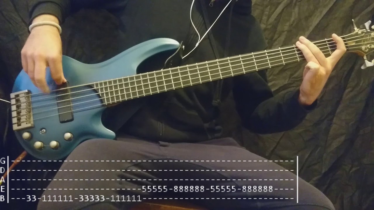 Papa Roach - Between Angels And Insects Bass Cover (Tabs)