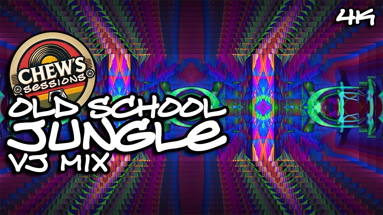 Jungle VJ Visual Mix 4K - Trippy Old School DnB Liftin Spirits & RAM Vibes