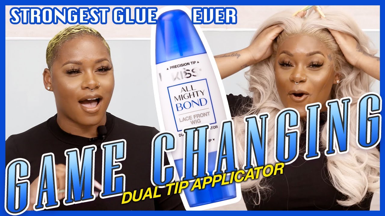 GAME CHANGING LACE GLUE APPLICATOR  || Kiss All Mighty Bond Dual Tip Applicator