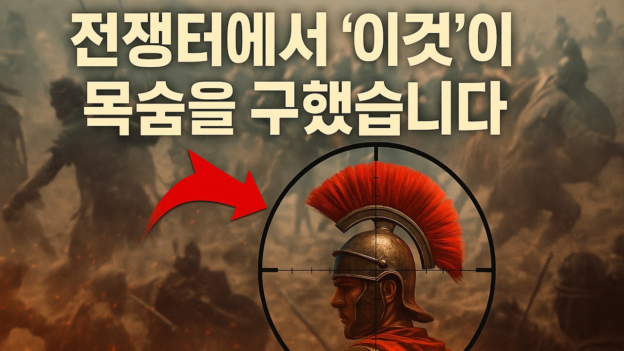 '그냥 장식'이 아니었다? 로마군 헬멧 깃털의 비밀