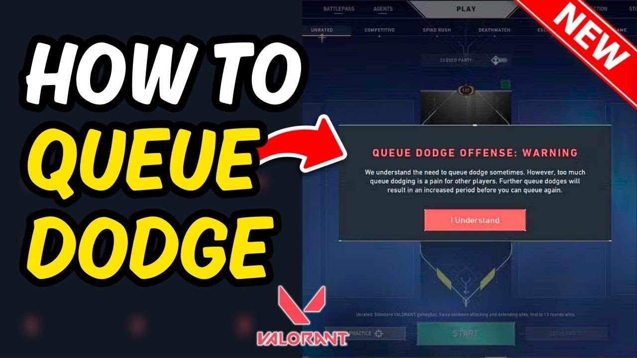 How To Queue Dodge in valorant without Penalty (UPDATED)