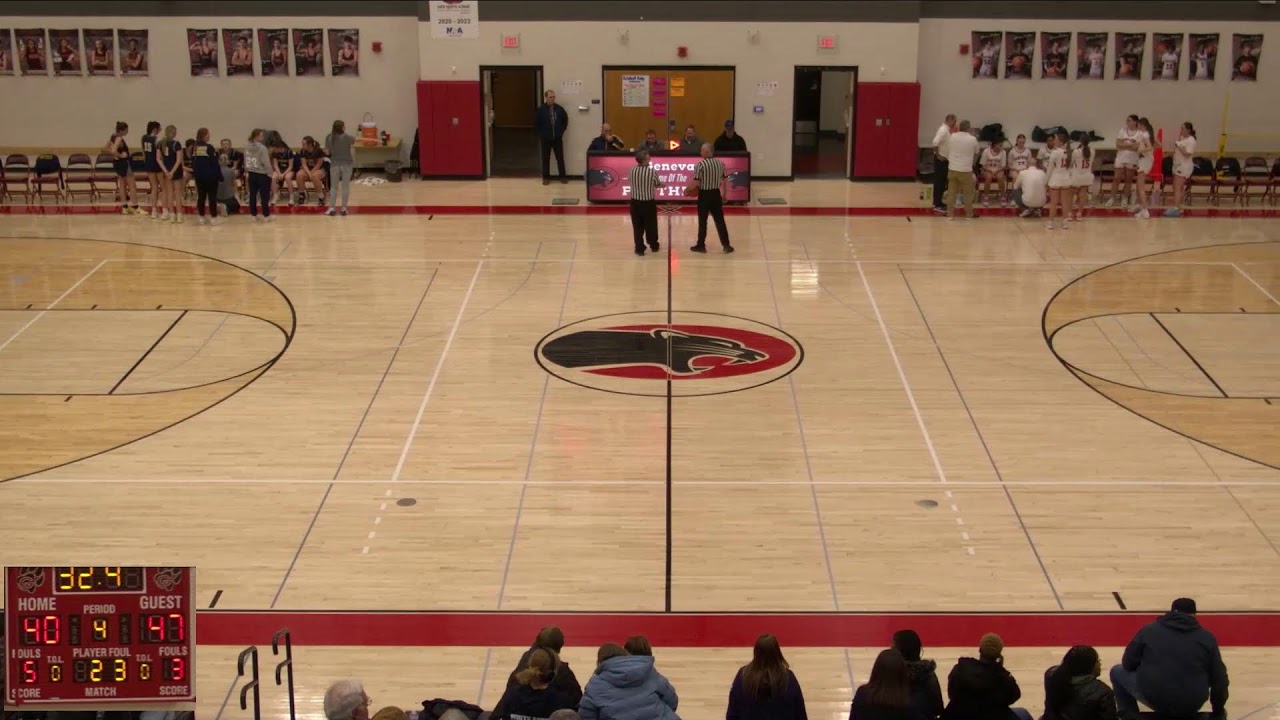 Geneva vs Whitman High School Girls' Varsity Basketball