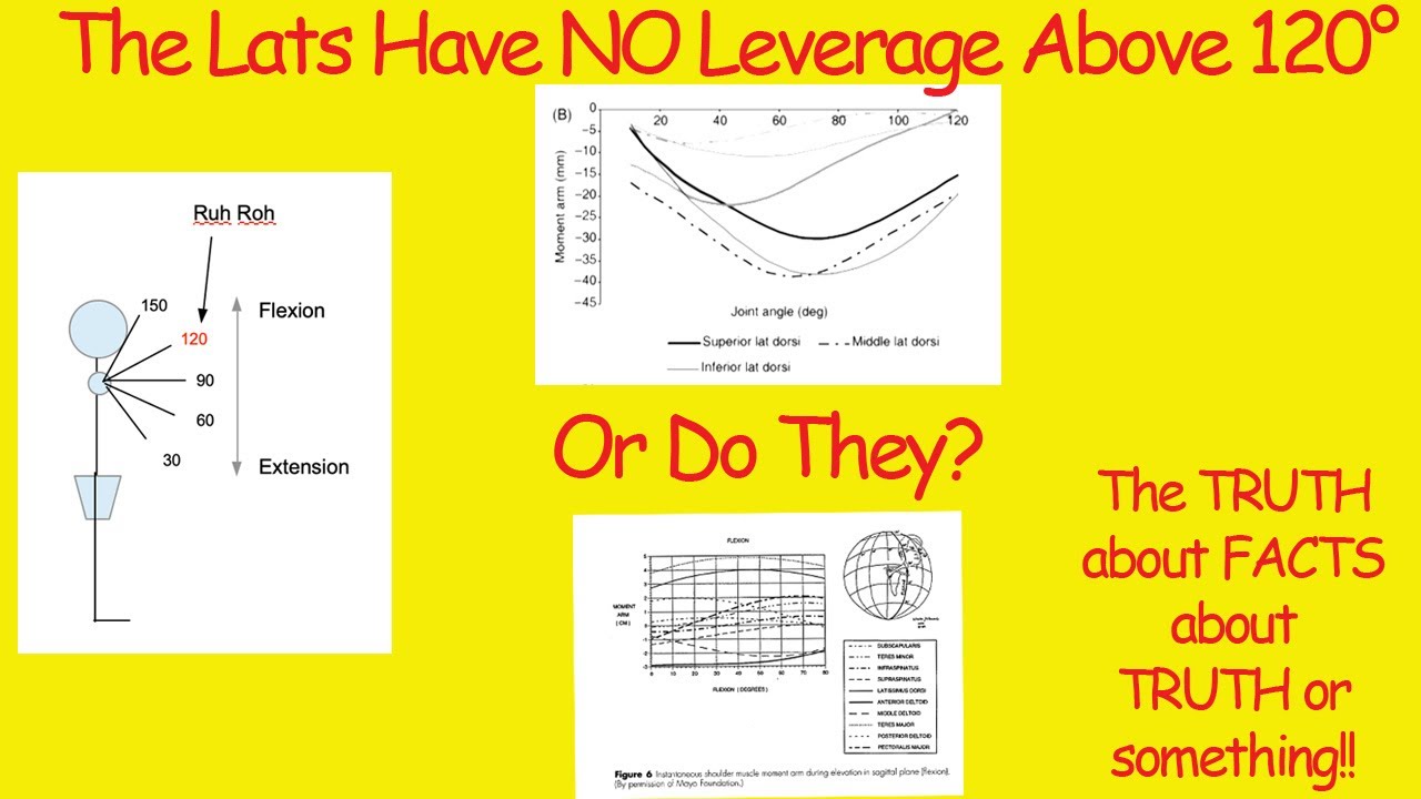 The Lats have NO LEVERAGE Above 120&deg;...or Do They? (The TRUTH about the FACTS of the TRUTH!!!!)