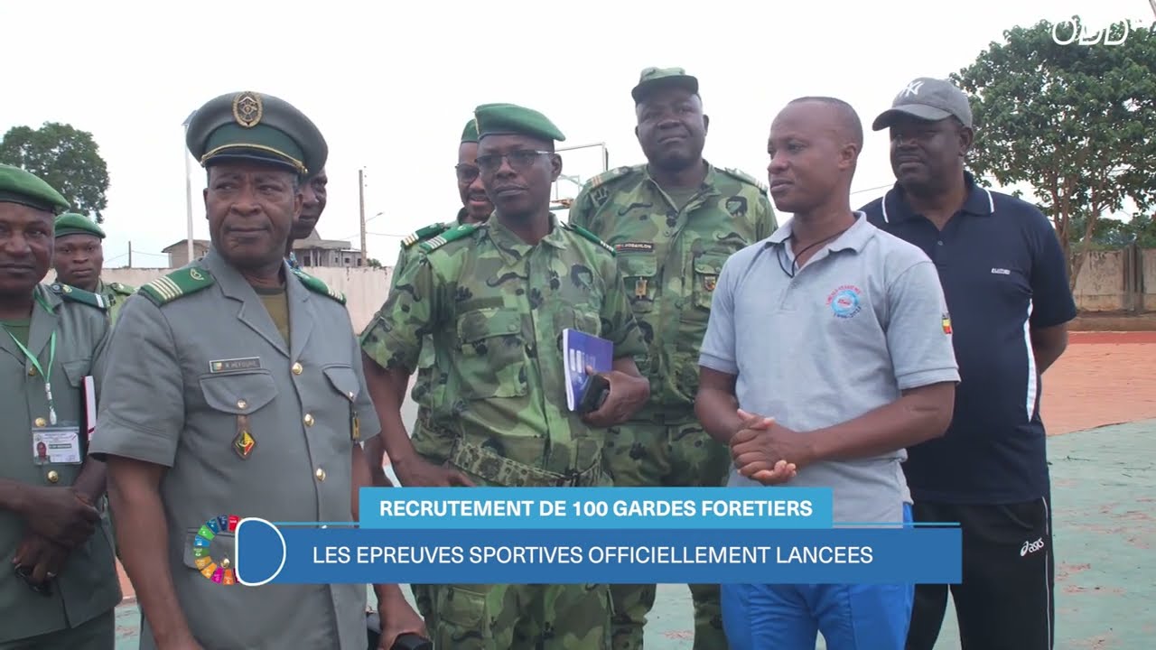 Phase sportive du recrutement de 100 gardes forestiers pour l'année 2022