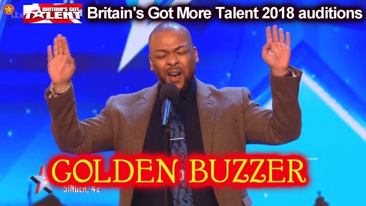 Lifford Shillingford GOLDEN BUZZER sings &ldquo;Long Time Coming&rdquo; Auditions Britain's Got Talent 2018 BGT