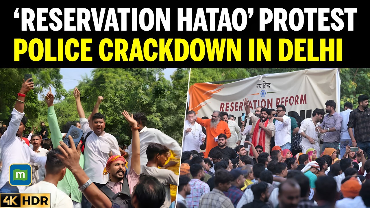 Anti-Reservation Protesters Detained At Jantar Mantar As Police Cite Lack Of Permission