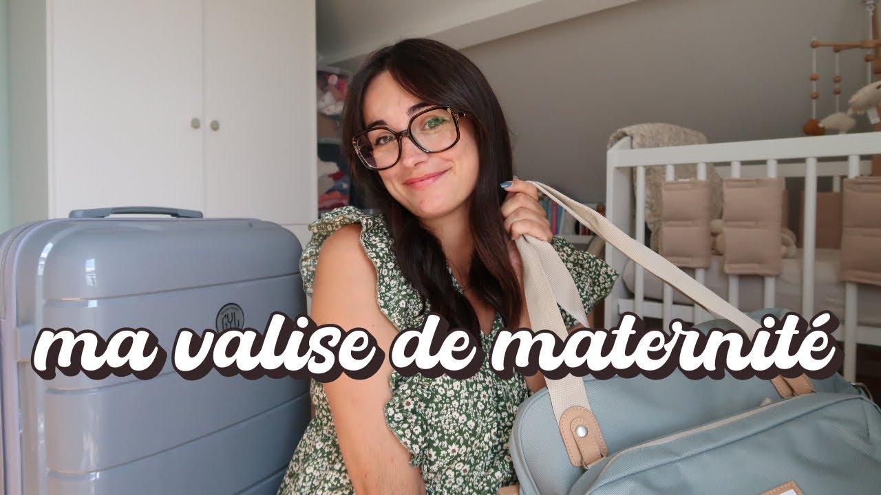 Ma valise maternité + le sac de salle de naissance (maman et bébé)