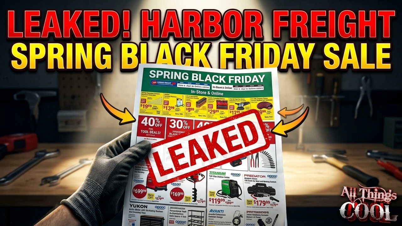 Весенняя распродажа «Черная пятница» в Harbor Freight в апреле — вот что предлагается со скидкой.