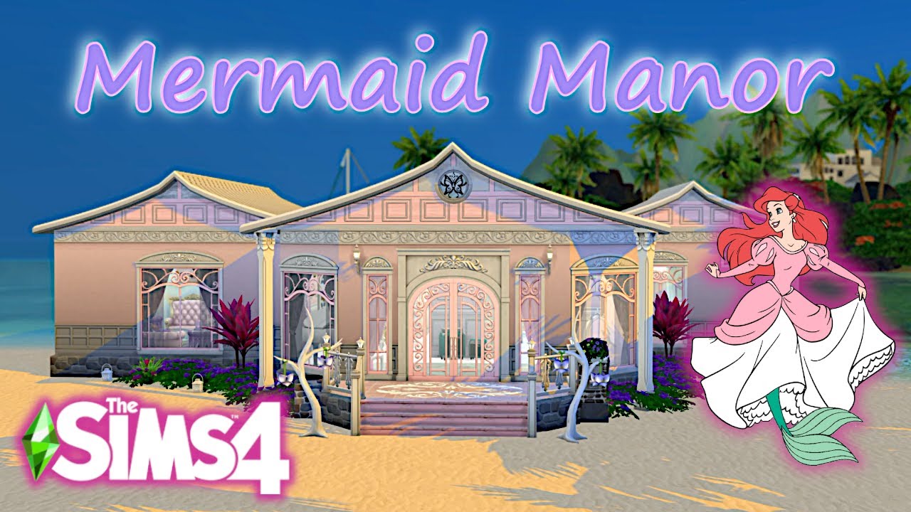Mermaid Manor (No CC!) 🧜🏻&zwj;♀️ | Sims 4 | SimSkeleton