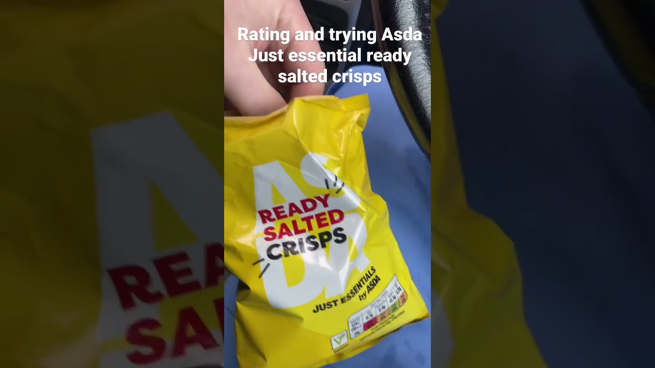 Rating and trying Asda Just essential ready salted crisps 