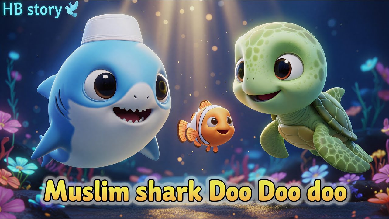 Muslim Shark Doo Doo | Baby Shark Islamic Version | Islamic Songs for Kids | Muslim Nasheed & rhymes