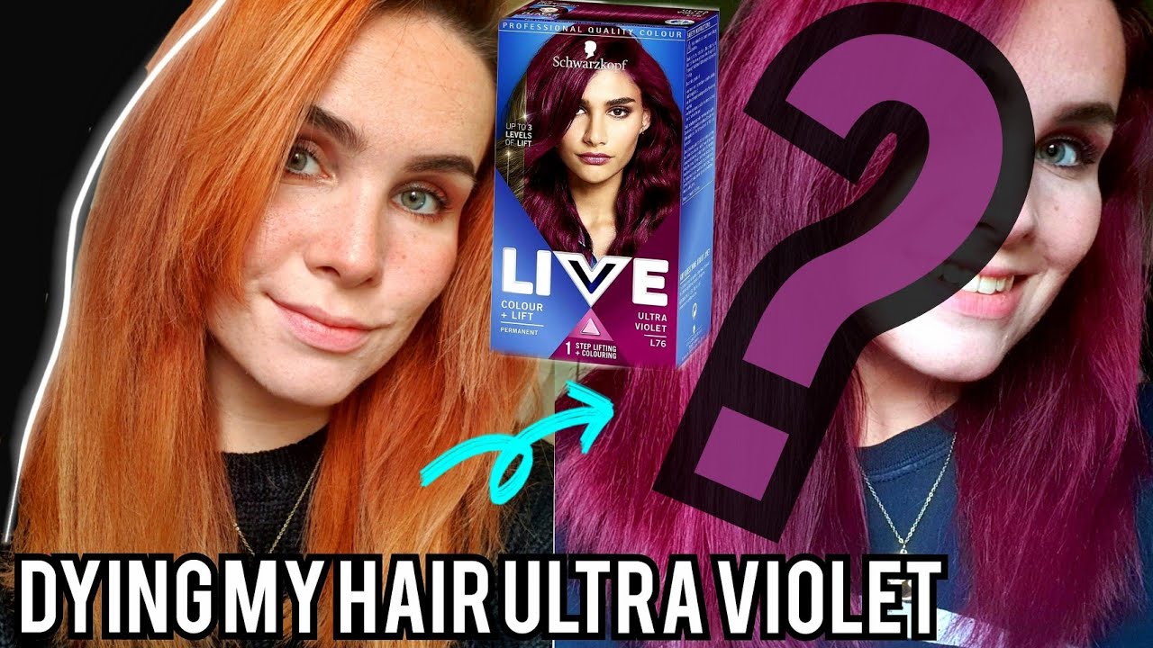 DYING MY HAIR PURPLE | Schwarzkopf LIVE Ultra Violet