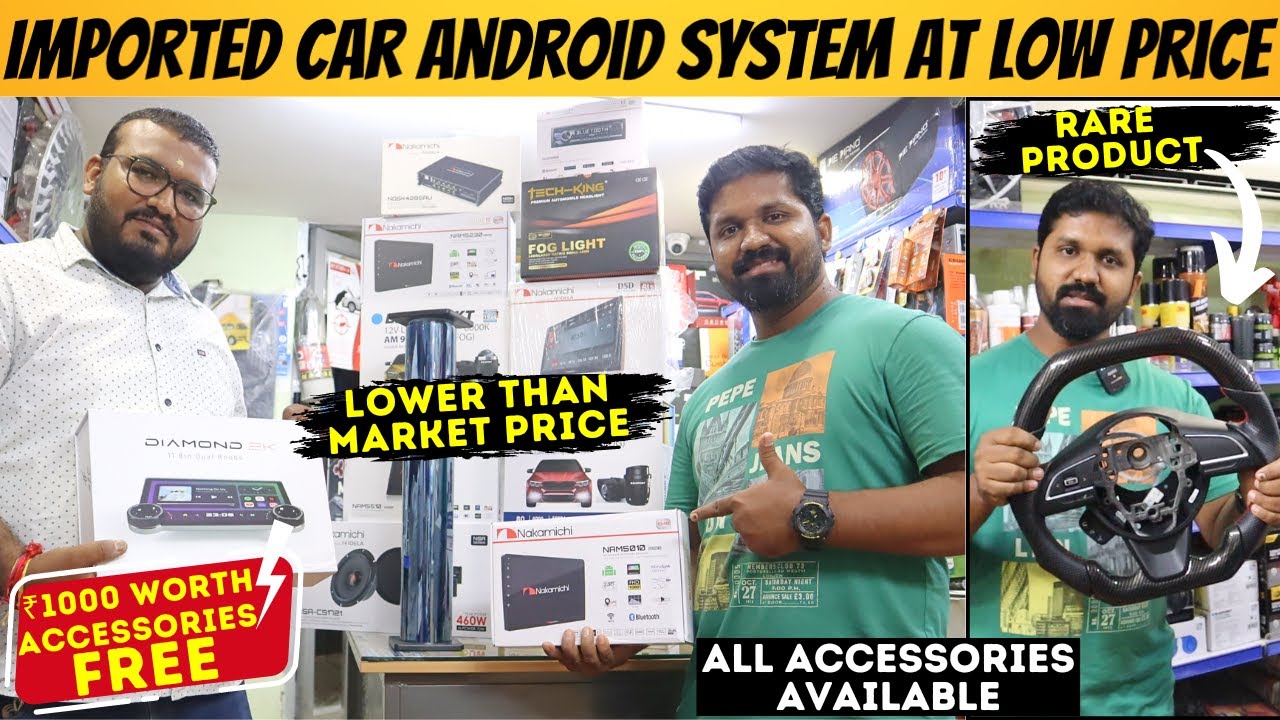 Car ANDROID SYSTEM at Low price | Best Android Stereo in Chennai | Car Accessories | MK Reacts