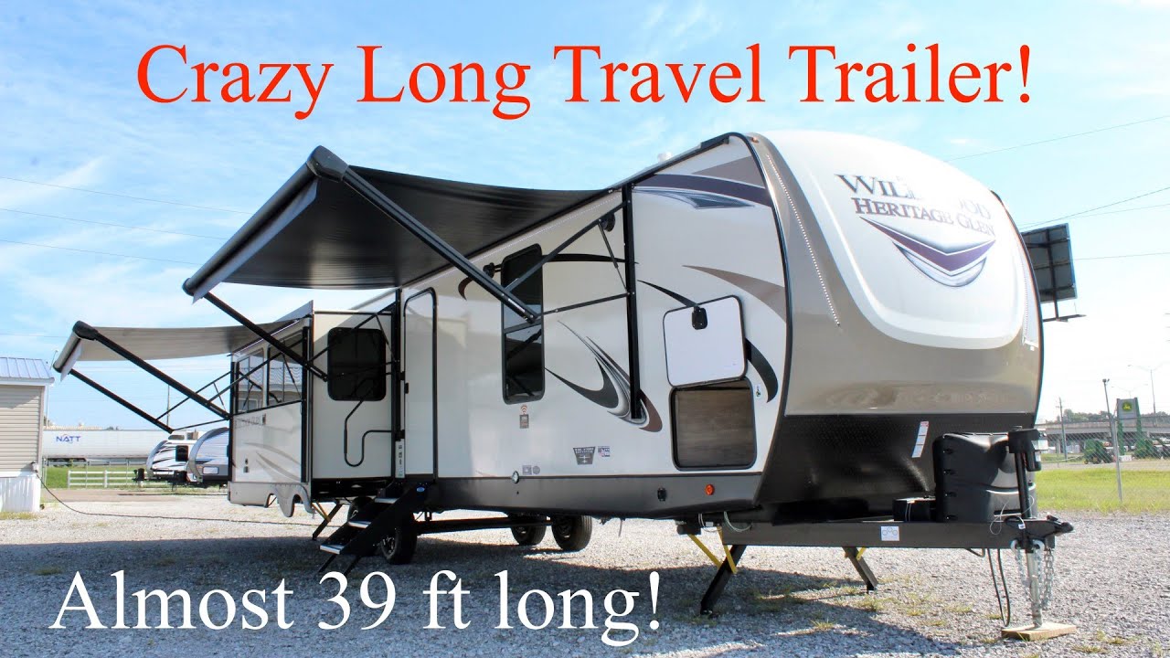 Crazy Long RV! Look inside this 39ft Travel Trailer - Heritage Glen 308RL