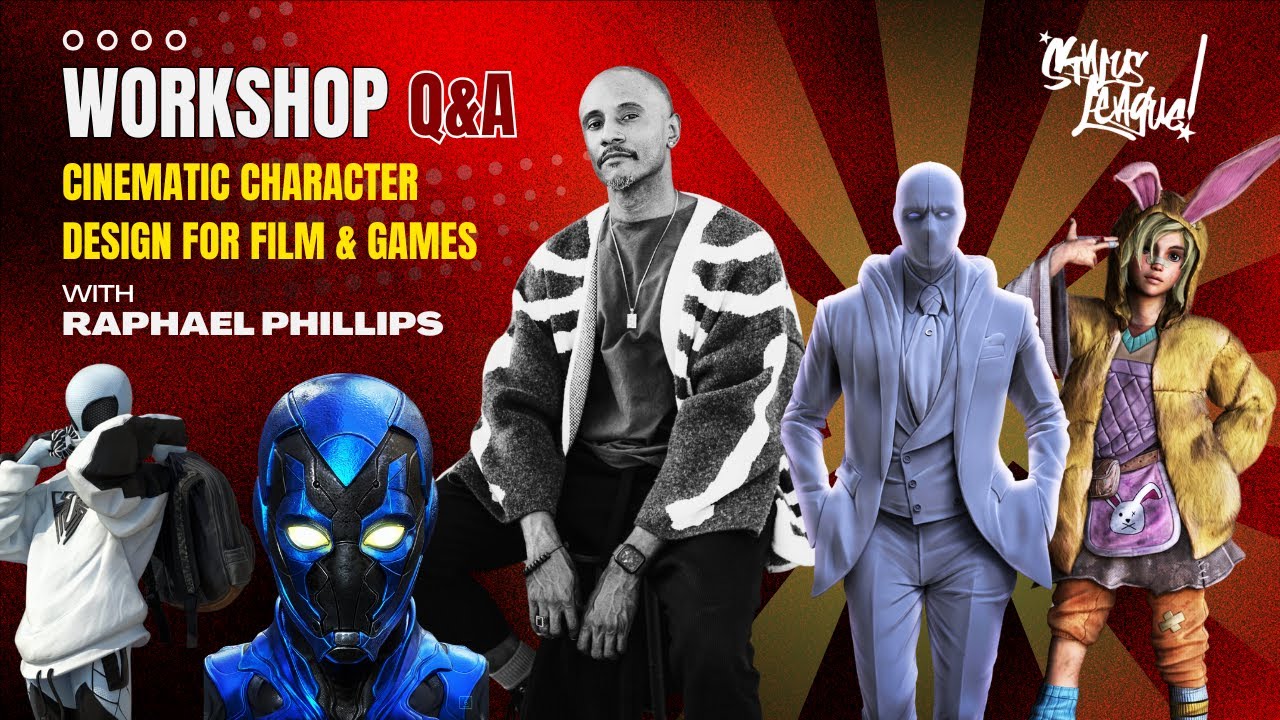 Questions Answered - Cinematic Character Design for Film & Games Workshop Q&A w/ Raphael Phillips