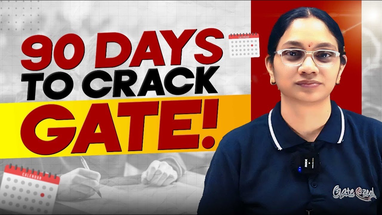 How to Top GATE 2026 in Just 3 Months? | 90 Days Study Plan | How to score high in GATE 2026
