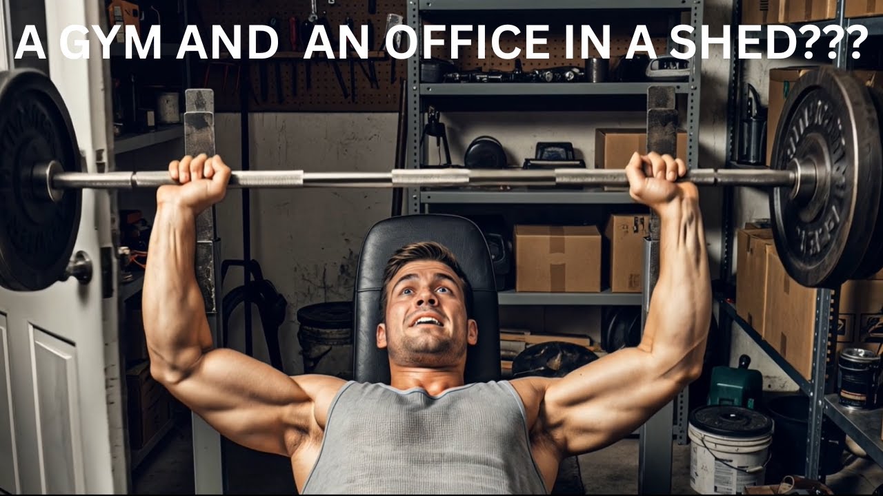 WFH Hero: 10x12 Backyard Gym & Office Shed for Busy Dads!