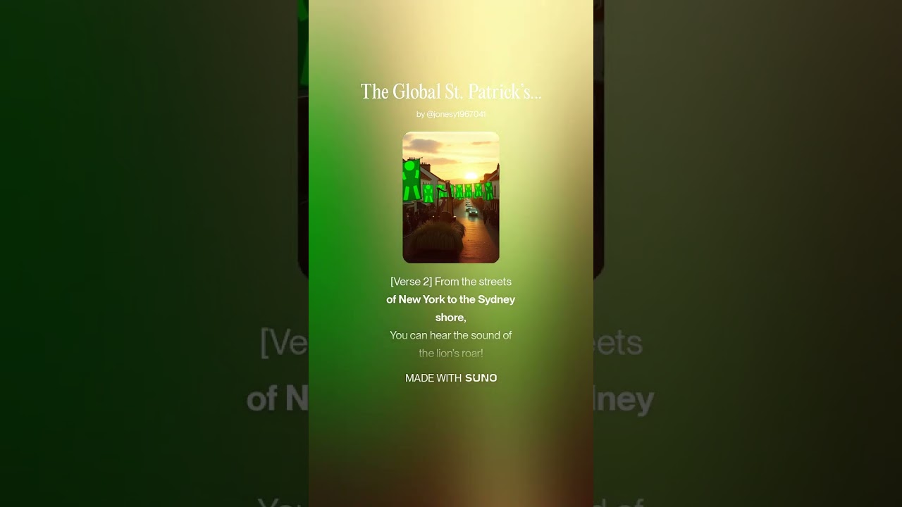 The Global St  Patrick’s Day Show Out