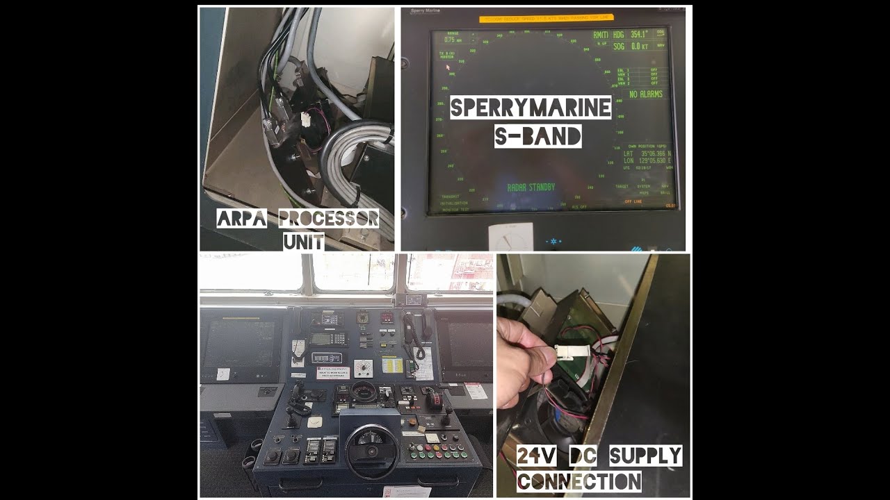 S-BAND Radar ( ARPA) Sperry Marine,POWER ON TROUBLE
