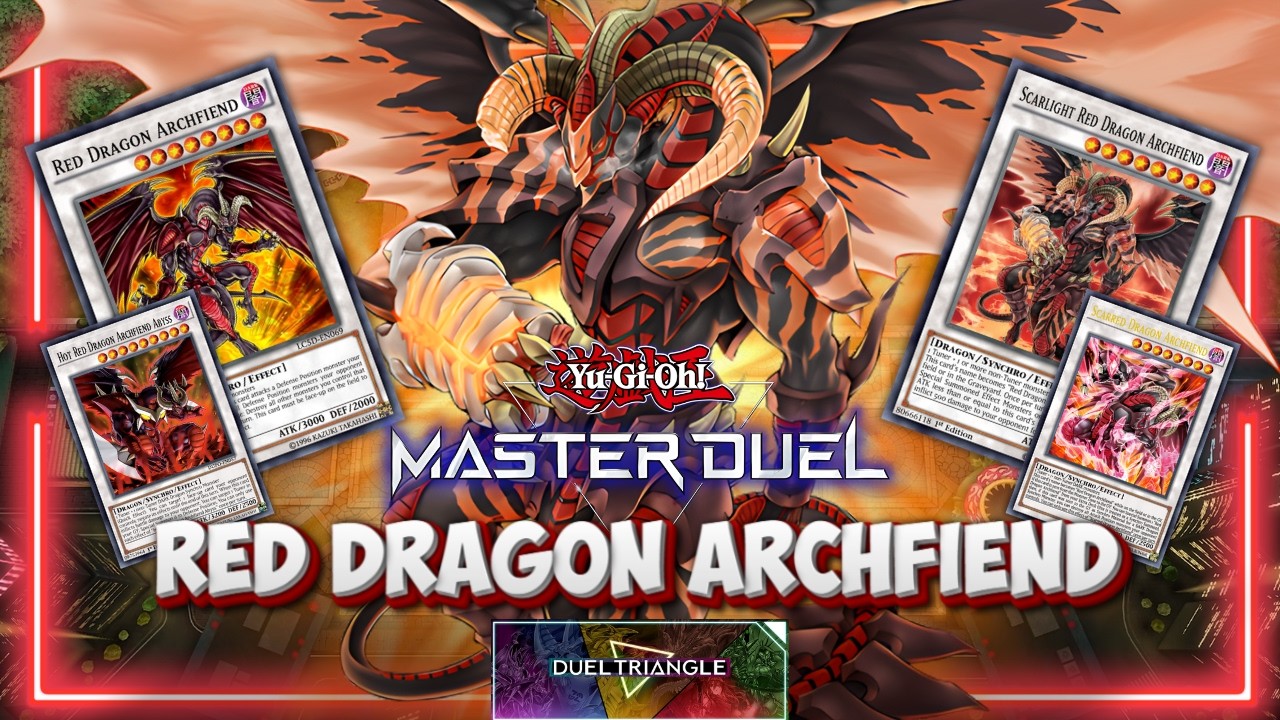 RED DRAGON ARCHFIEND 🔥 Duel Triangle Deck in Action! | Yu-Gi-Oh! Master Duel