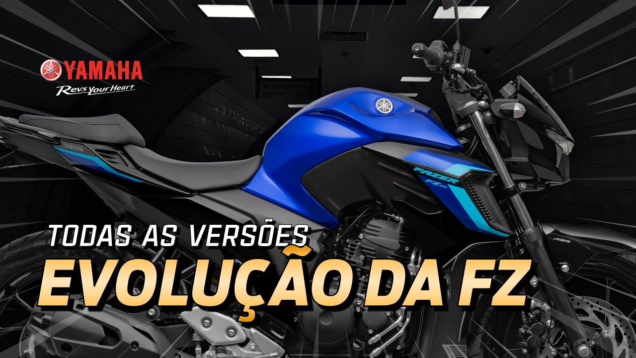 A EVOLUÇÃO DA FAZER 250 🔵 Todos os modelos [2006 - 2024] 😱 #nandoangelo