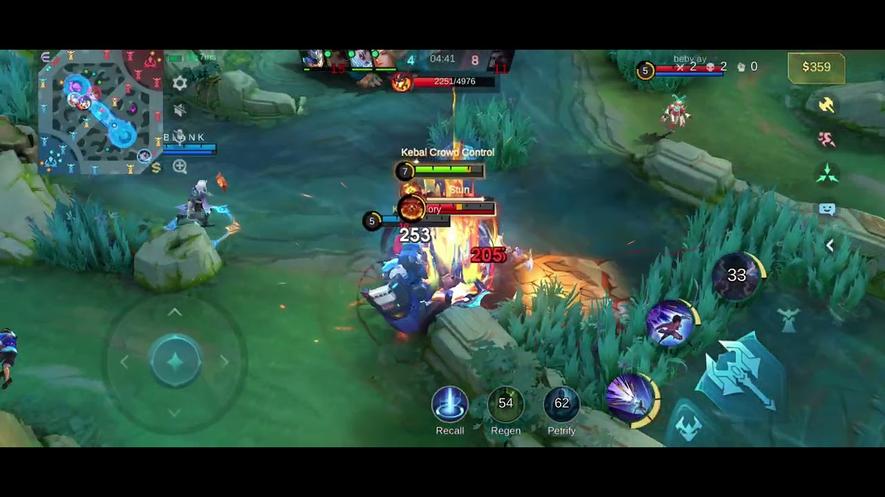 Yin eren lawan thamuz tank dan hayabusa wanwan mobile legend MLBB 2026