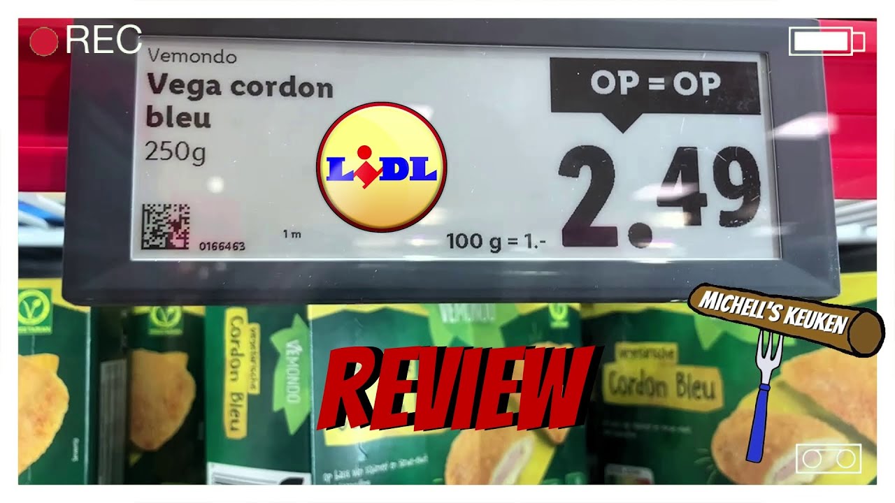 Vegetarische Cordon Bleu van Lidl | Review | Michell's Keuken