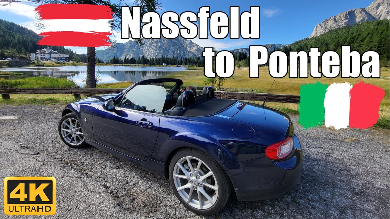 Nassfeld 🇦🇹 to Ponteba 🇮🇹 morning relaxing scenic drive