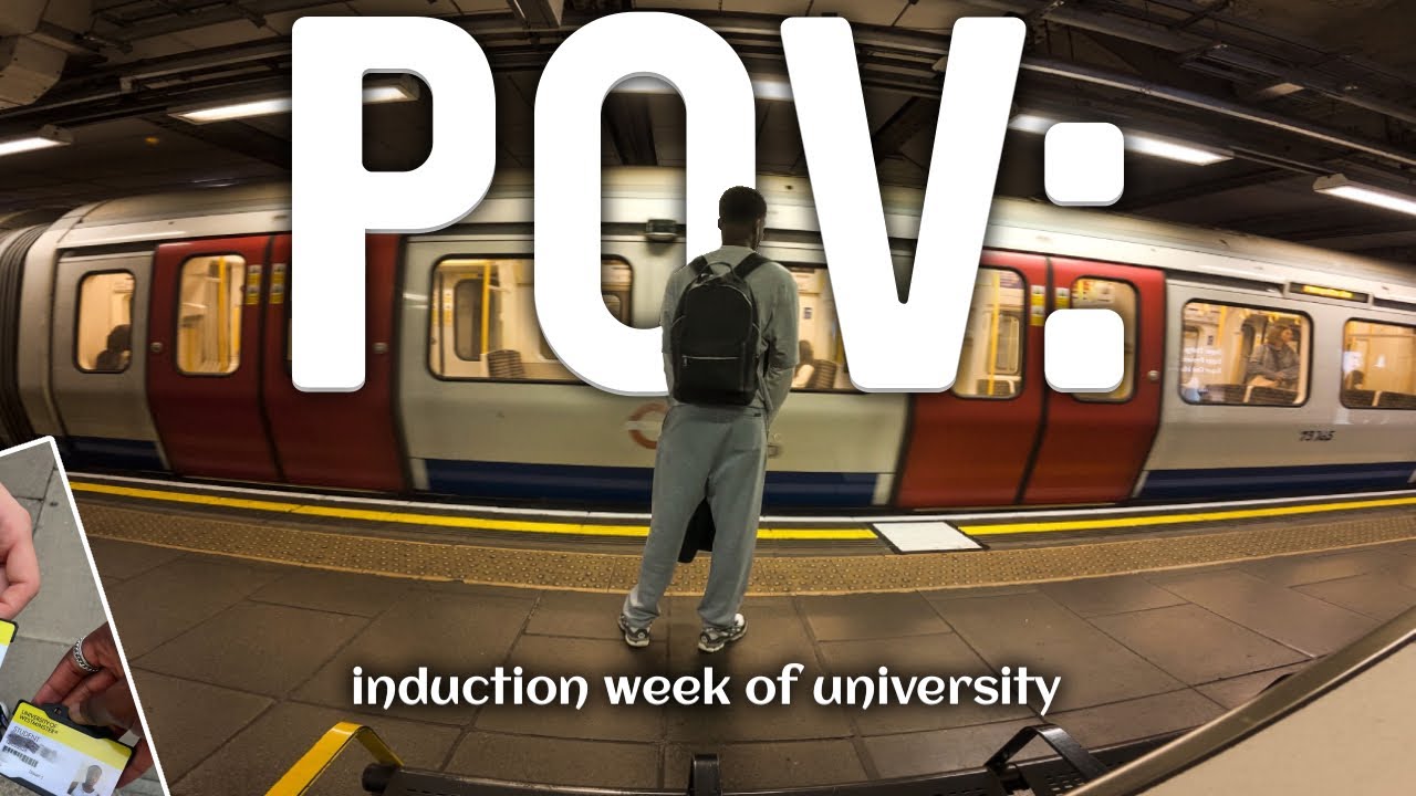 POV: you're commuting to university in London (induction week)