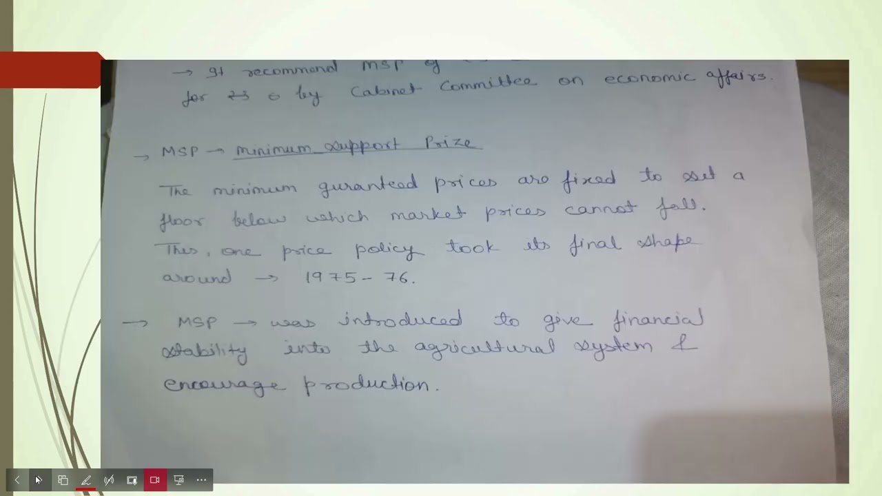 CACP# Commission for Agriculture Cost & Price