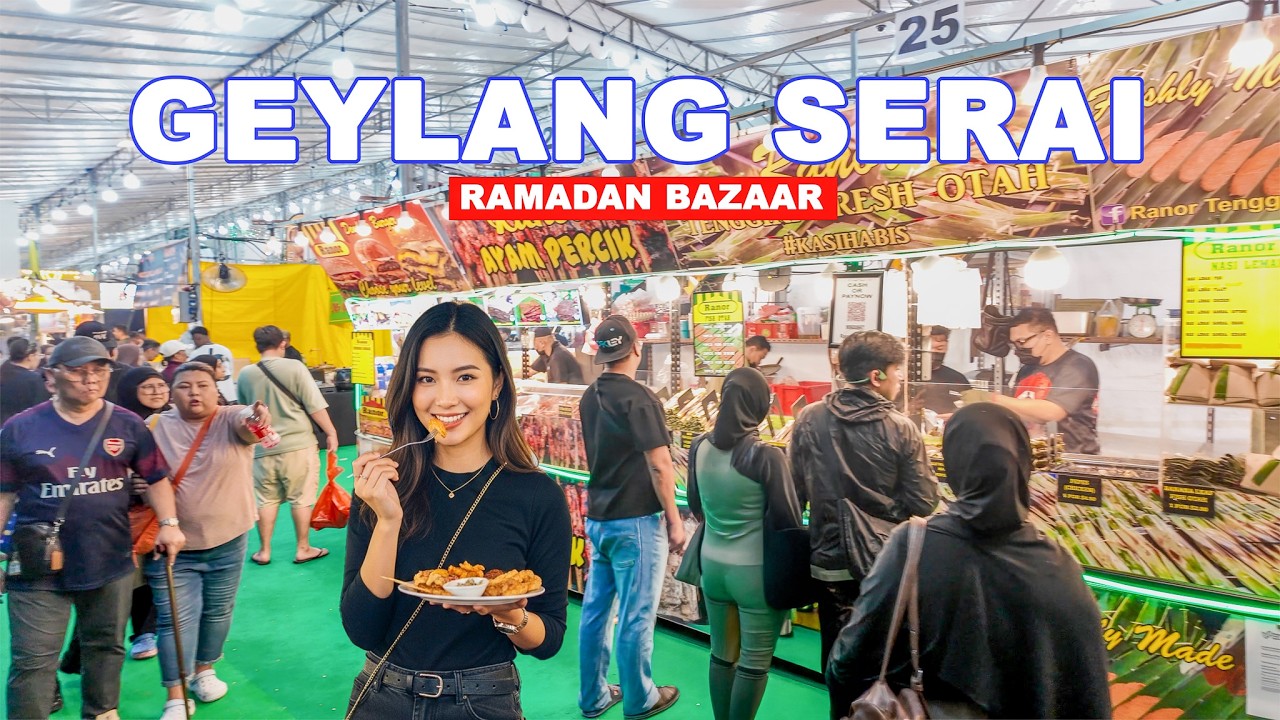 🍔 Geylang Serai Ramadan Bazaar 2026 | Singapore Largest Night Market Tour🇸🇬🍕🍭🍰